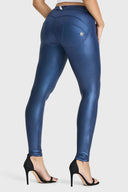 WRUP Disco Pants - Mid Rise - Full Length - Navy Blue