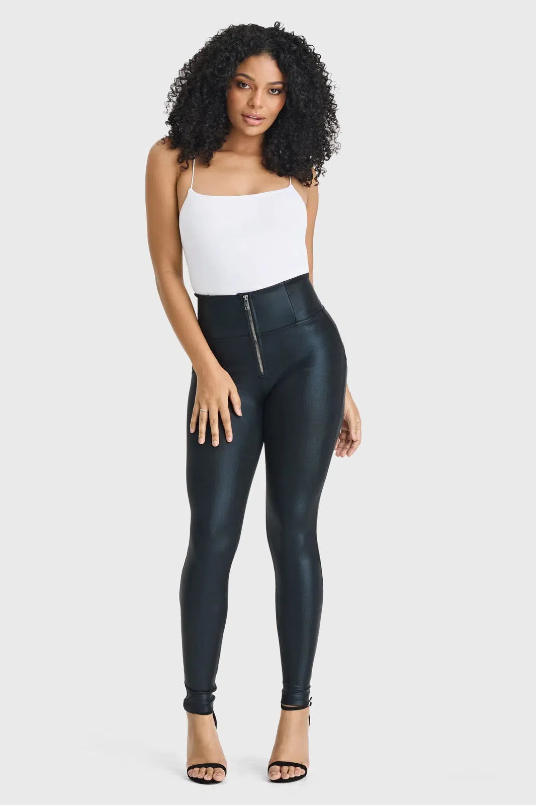 WRUP Disco Pants - Super High Waisted - Full Length - Black 3
