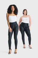 WRUP Disco Pants - Super High Waisted - Full Length - Black