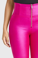 WRUP Disco Pants - Super High Waisted - Full Length - Hot Pink