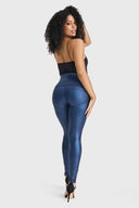 WRUP Disco Pants - Super High Waisted - Full Length - Navy Blue