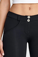 WRUP Diwo Pro - Mid Rise - 7/8 Length - Black