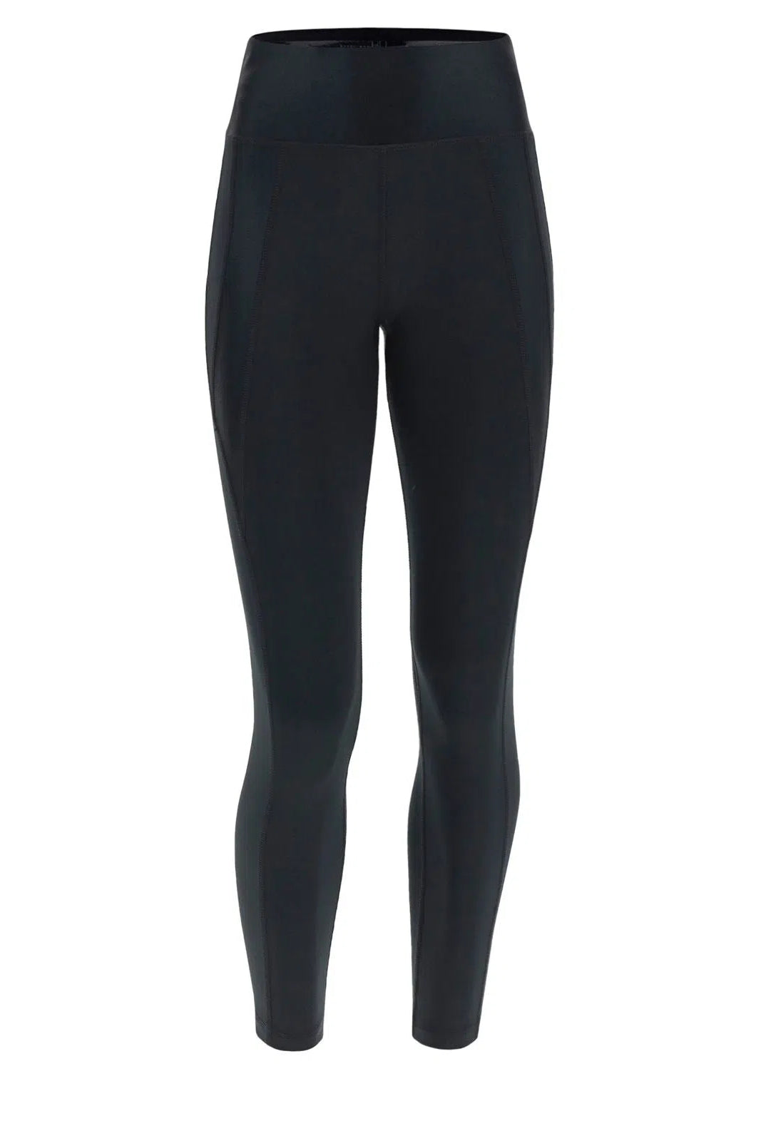 WRUP Diwo Sport - High Waisted - 7/8 Length - Black with Lurex Waistband 2