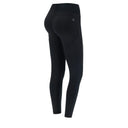 WRUP Diwo Sport - High Waisted - 7/8 Length - Black with Lurex Waistband