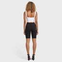 WRUP Drill Limited Edition - High Waisted - Biker Shorts - Black