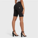 WRUP Drill Limited Edition - High Waisted - Biker Shorts - Black