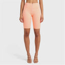 WRUP Drill Limited Edition - High Waisted - Biker Shorts - Peach