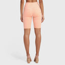 WRUP Drill Limited Edition - High Waisted - Biker Shorts - Peach