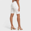 WRUP Drill Limited Edition - High Waisted - Biker Shorts - White
