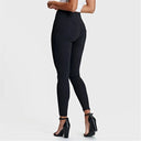 WRUP Fashion - High Waisted - 7/8 Length - Black