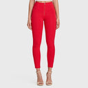 WRUP Fashion - High Waisted - 7/8 Length - Red