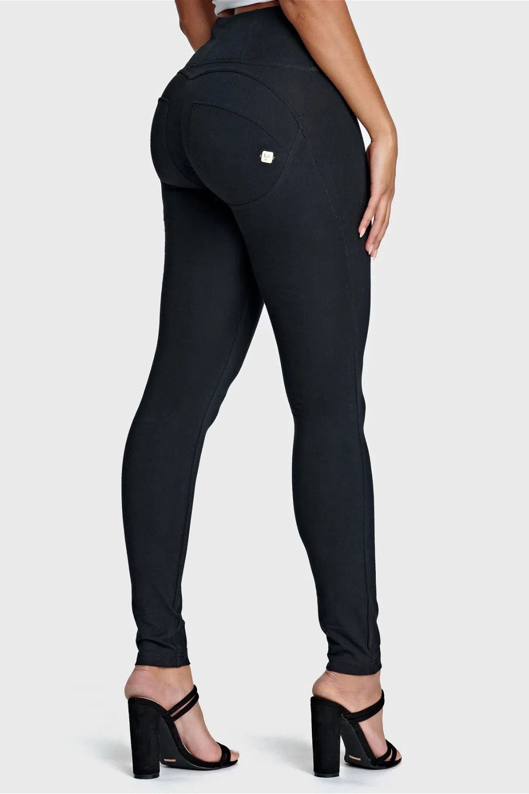 WRUP Fashion - High Waisted - Full Length - Black 1