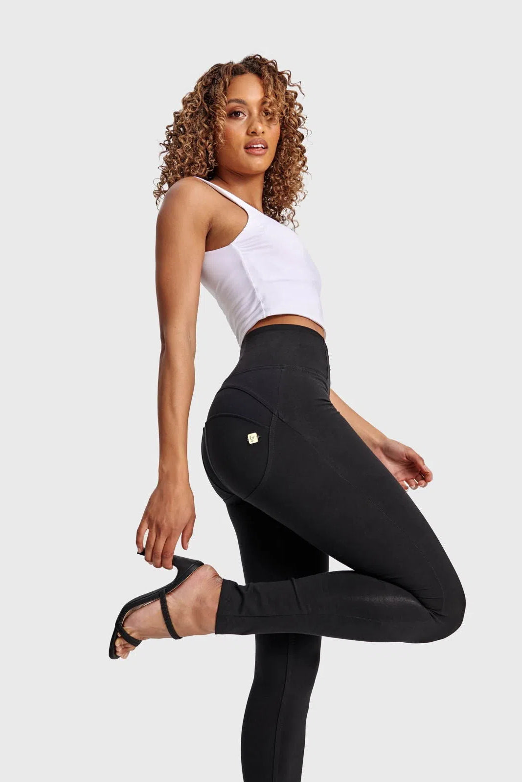 WRUP Fashion - High Waisted - Full Length - Black 2