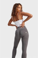 WRUP Fashion - High Waisted - Full Length - Grey