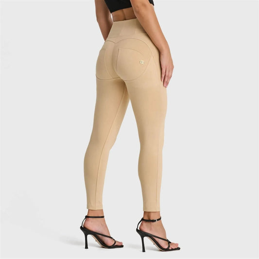 WRUP Fashion - High Waisted - Full Length - Latte