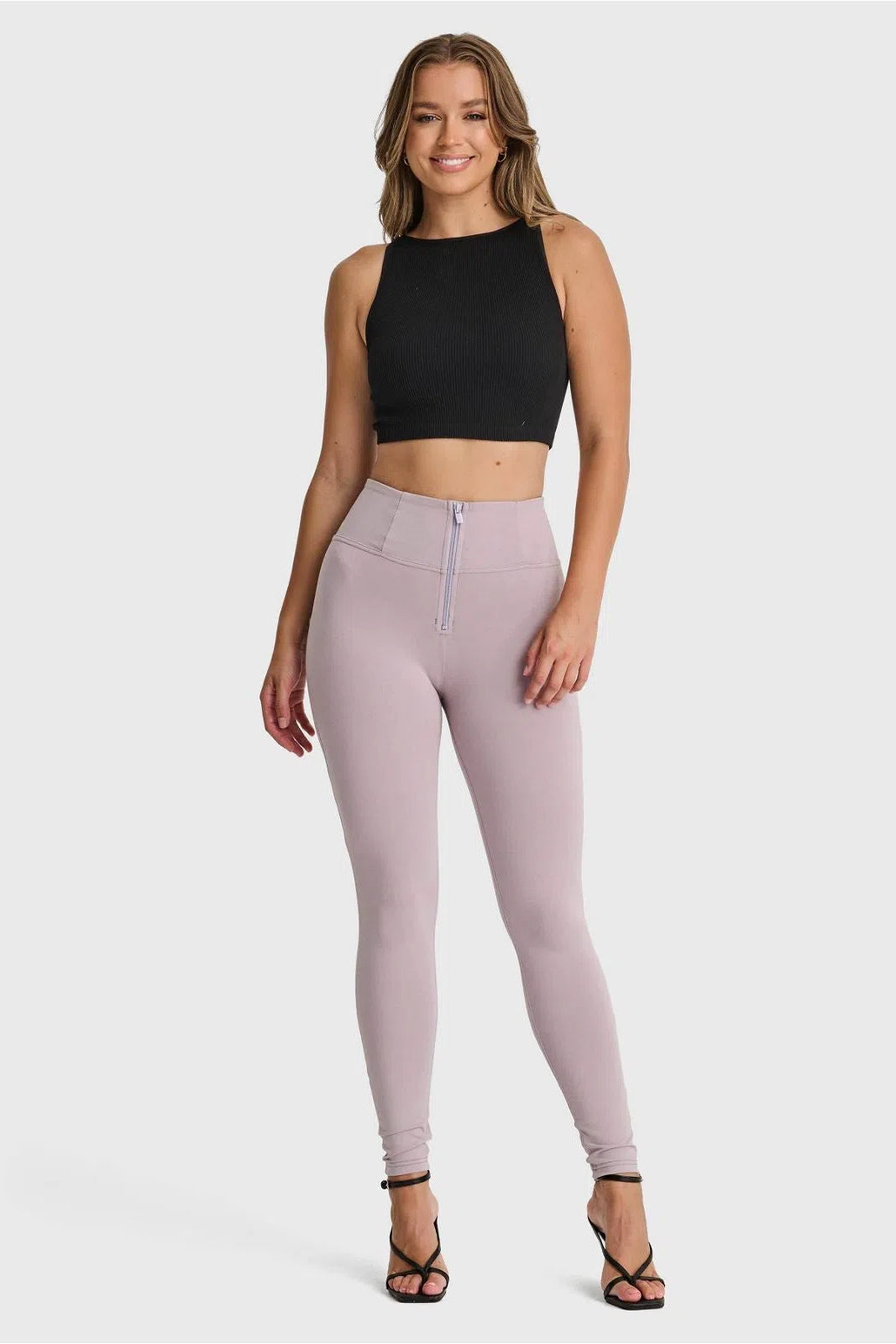 WRUP Fashion - High Waisted - Full Length - Light Grey 2