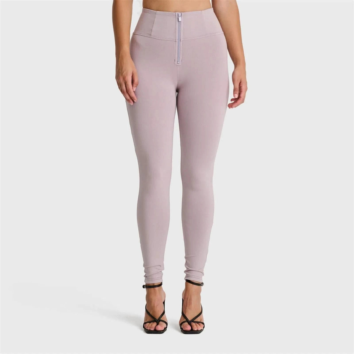 WRUP Fashion - High Waisted - Full Length - Light Grey
