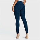WRUP Fashion - High Waisted - Full Length - Navy Blue