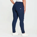 WRUP Fashion - High Waisted - Full Length - Navy Blue