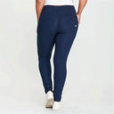 WRUP Fashion - High Waisted - Full Length - Navy Blue