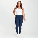 WRUP Fashion - High Waisted - Full Length - Navy Blue