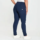 WRUP Fashion - High Waisted - Full Length - Navy Blue