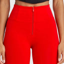WRUP Fashion - High Waisted - Full Length - Red
