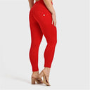 WRUP Fashion - High Waisted - Full Length - Red