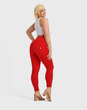 WRUP Fashion - High Waisted - Full Length - Red