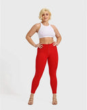 WRUP Fashion - High Waisted - Full Length - Red