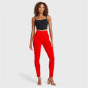 WRUP Fashion - High Waisted - Full Length - Red