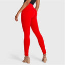 WRUP Fashion - High Waisted - Full Length - Red