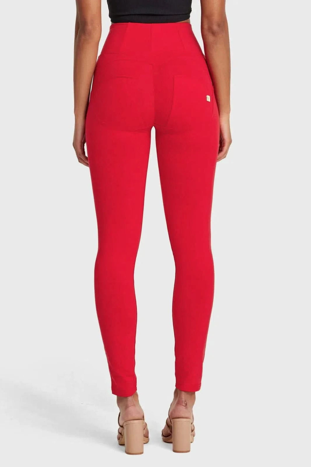 WRUP Fashion - High Waisted - Full Length - Red