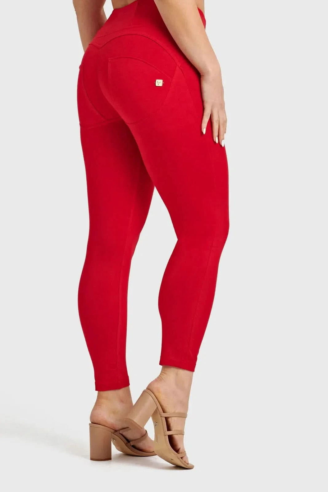 WRUP Fashion - High Waisted - Full Length - Red