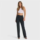 WRUP Fashion - High Waisted - Straight Flare - Black