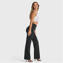 WRUP Fashion - High Waisted - Straight Flare - Black