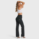 WRUP Fashion - High Waisted - Straight Flare - Black