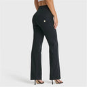 WRUP Fashion - High Waisted - Straight Flare - Black