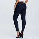 WRUP Fashion - Mid Rise - 7/8 Length - Black