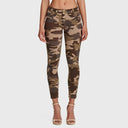 WRUP Fashion - Mid Rise - 7/8 Length - Brown Camo