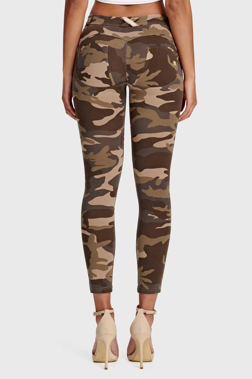 WRUP Fashion - Mid Rise - 7/8 Length - Brown Camo 3