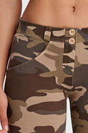 WRUP Fashion - Mid Rise - 7/8 Length - Brown Camo