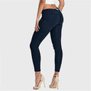 WRUP Fashion - Mid Rise - 7/8 Length - Navy Blue