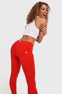 WRUP Fashion - Mid Rise - 7/8 Length - Red