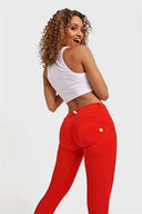 WRUP Fashion - Mid Rise - 7/8 Length - Red