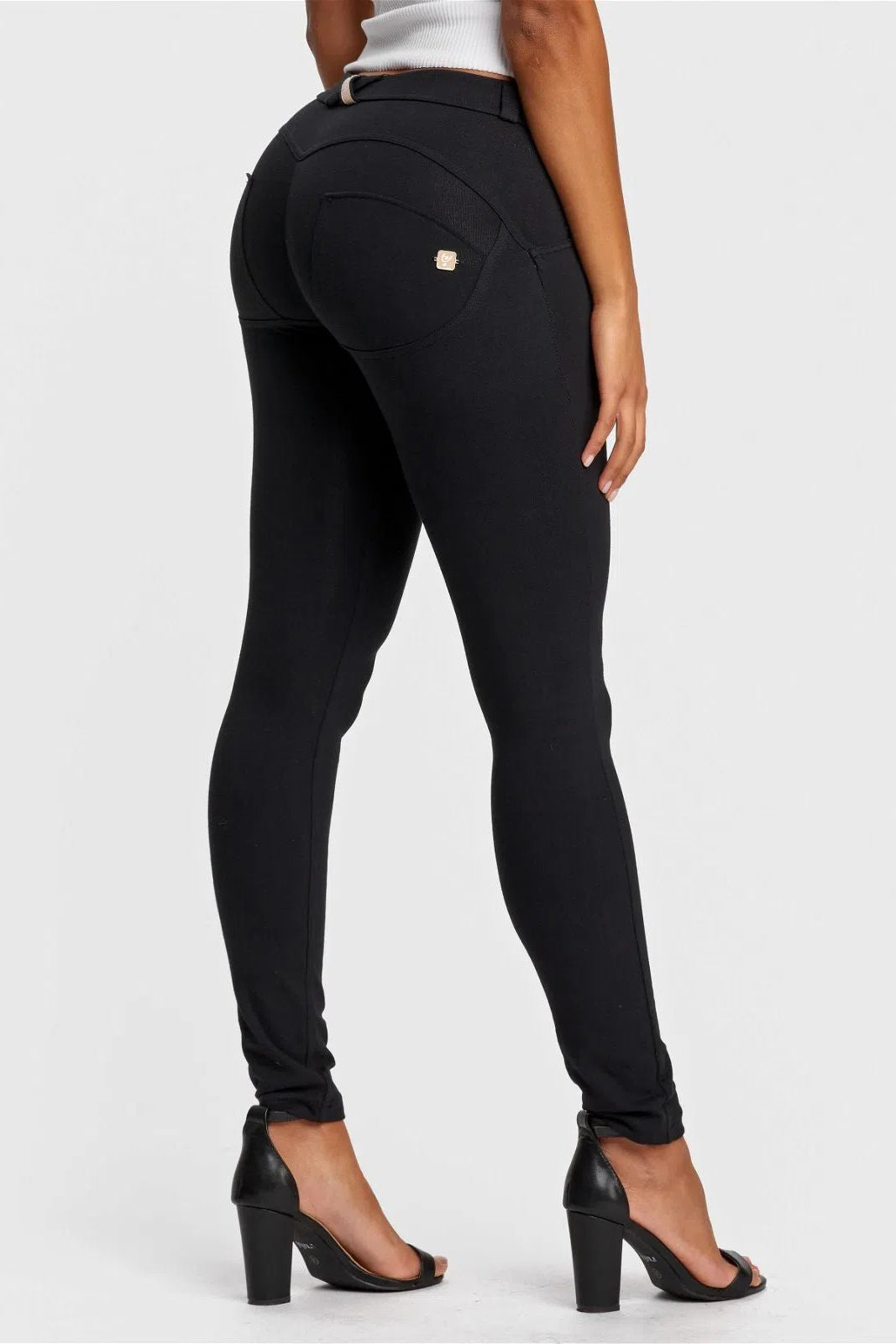 WRUP Fashion - Mid Rise - Full Length - Black 1