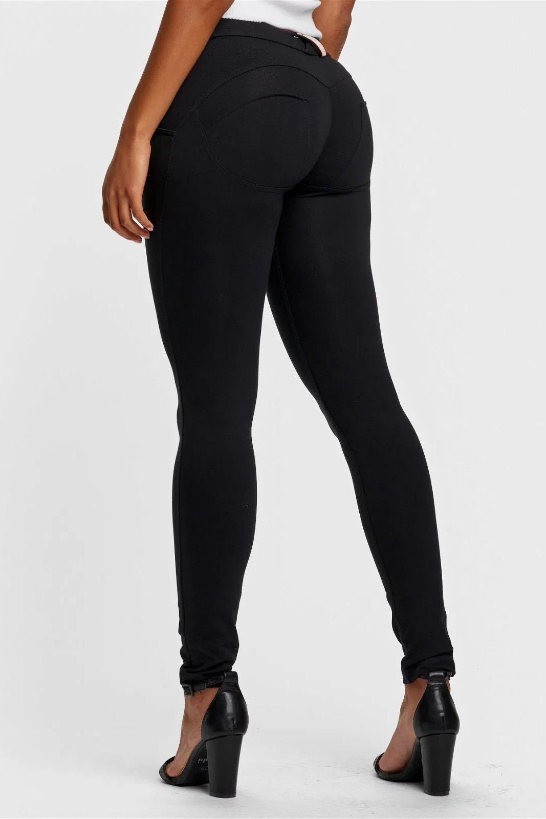 WRUP Fashion - Mid Rise - Full Length - Black 3