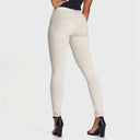 WRUP Fashion - Mid Rise - Full Length - Light Beige