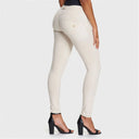 WRUP Fashion - Mid Rise - Full Length - Light Beige