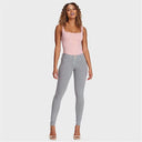 WRUP Fashion - Mid Rise - Full Length - Melange Grey